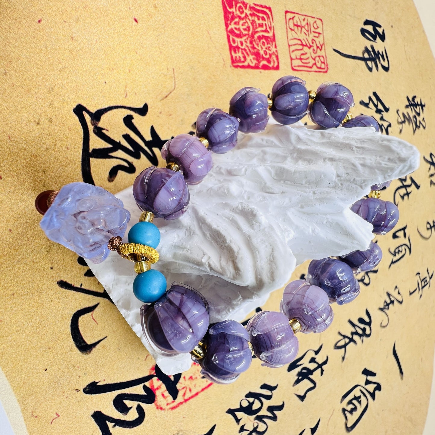 10mm Flowers Flourish like Glazed Art