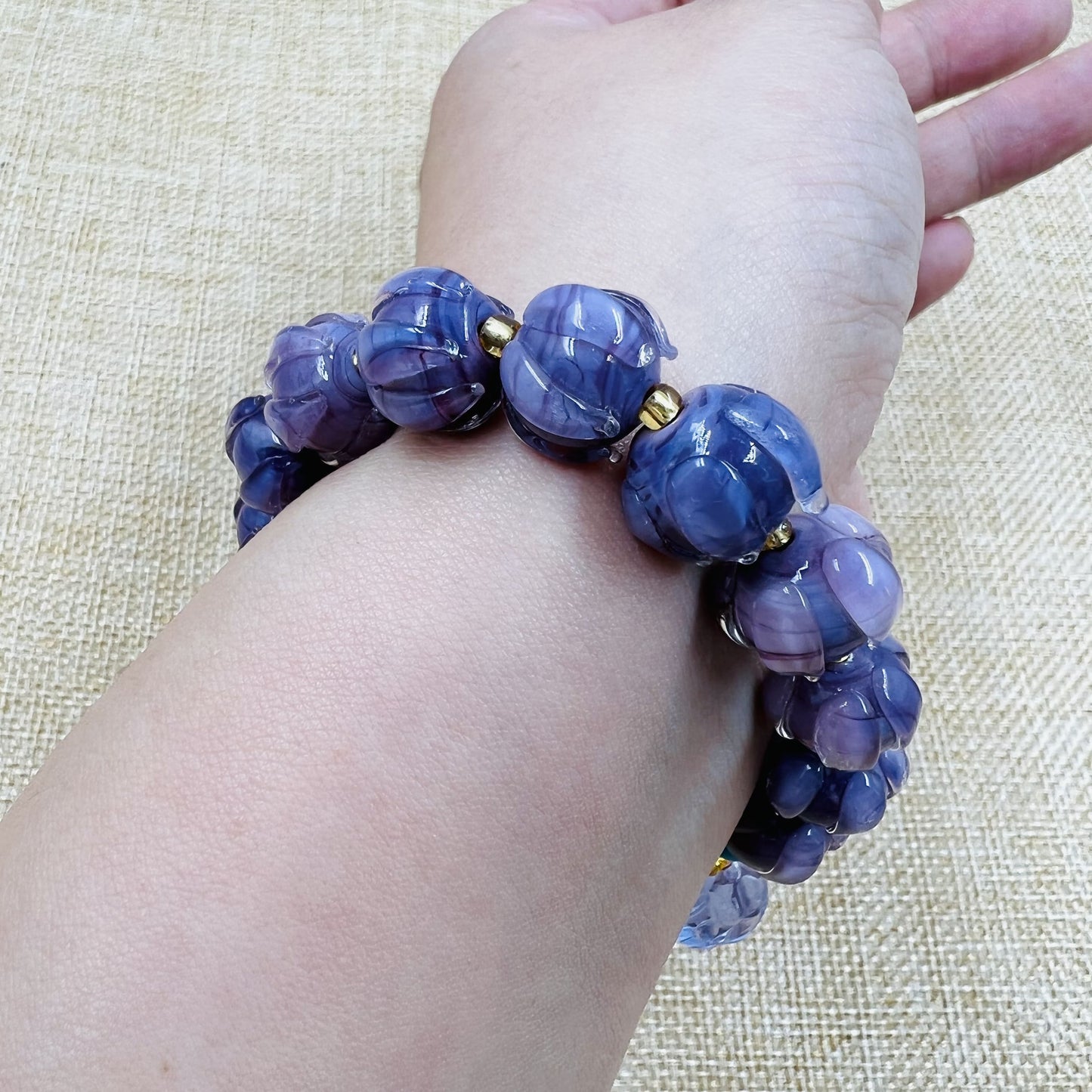 10mm Flowers Flourish like Glazed Art