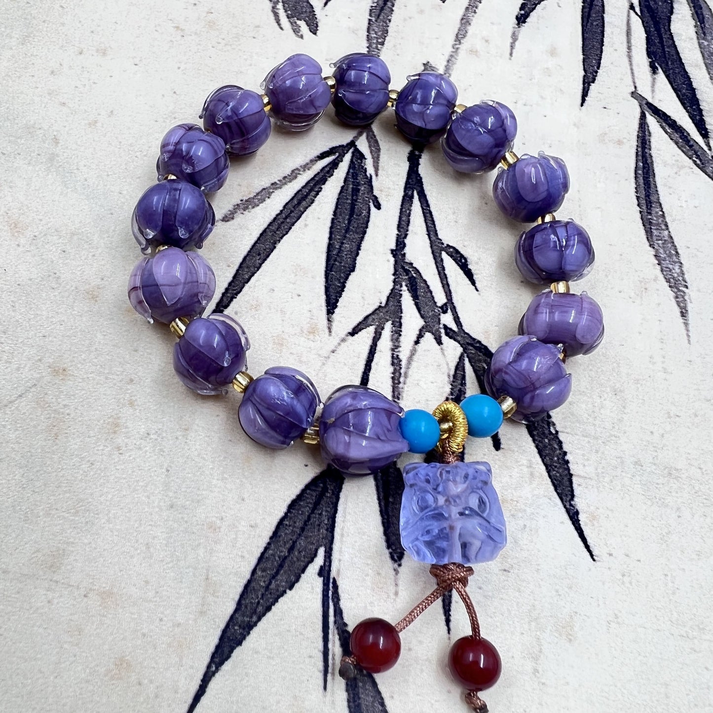 10mm Flowers Flourish like Glazed Art