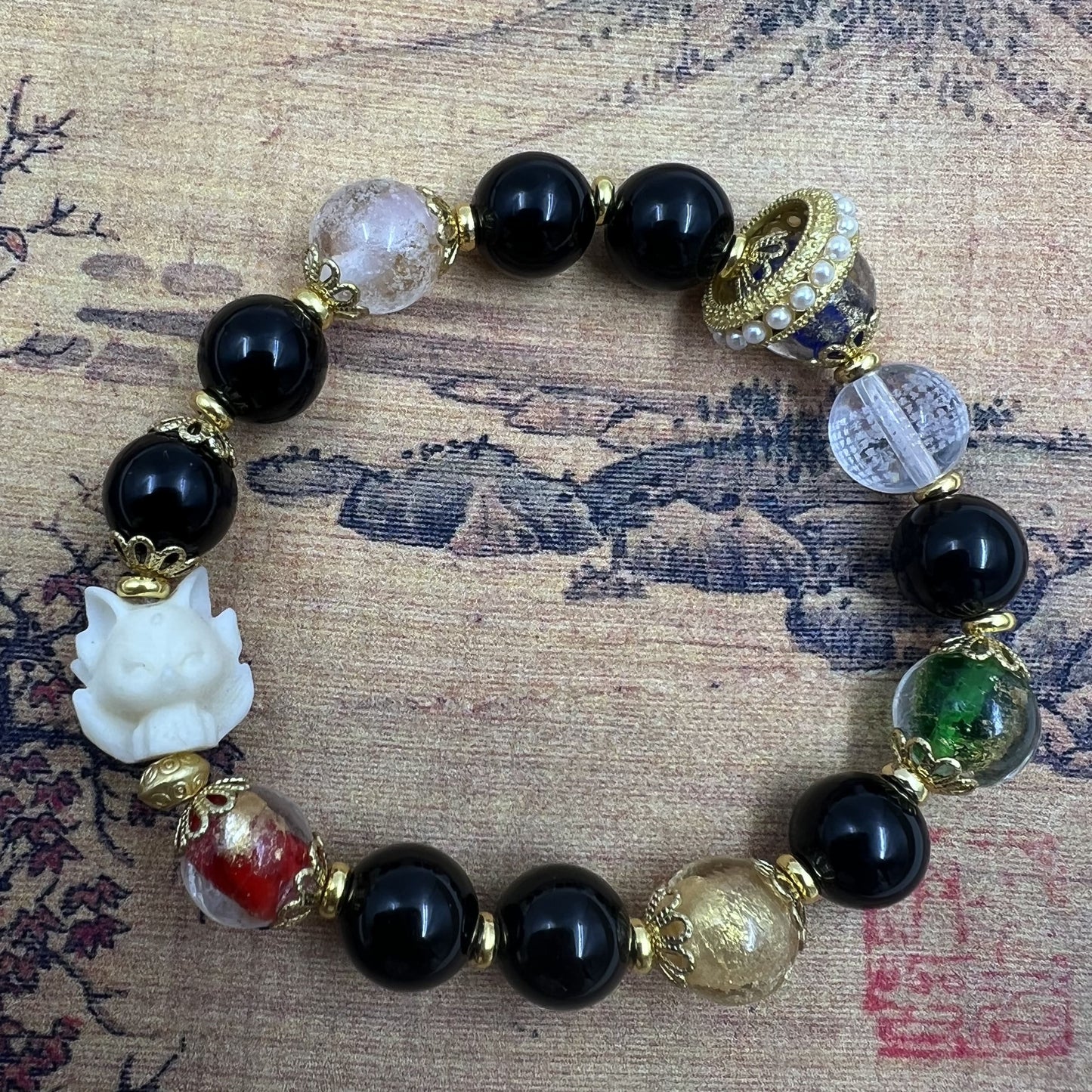 10mm Gilded Black Ring's Mystic Glow