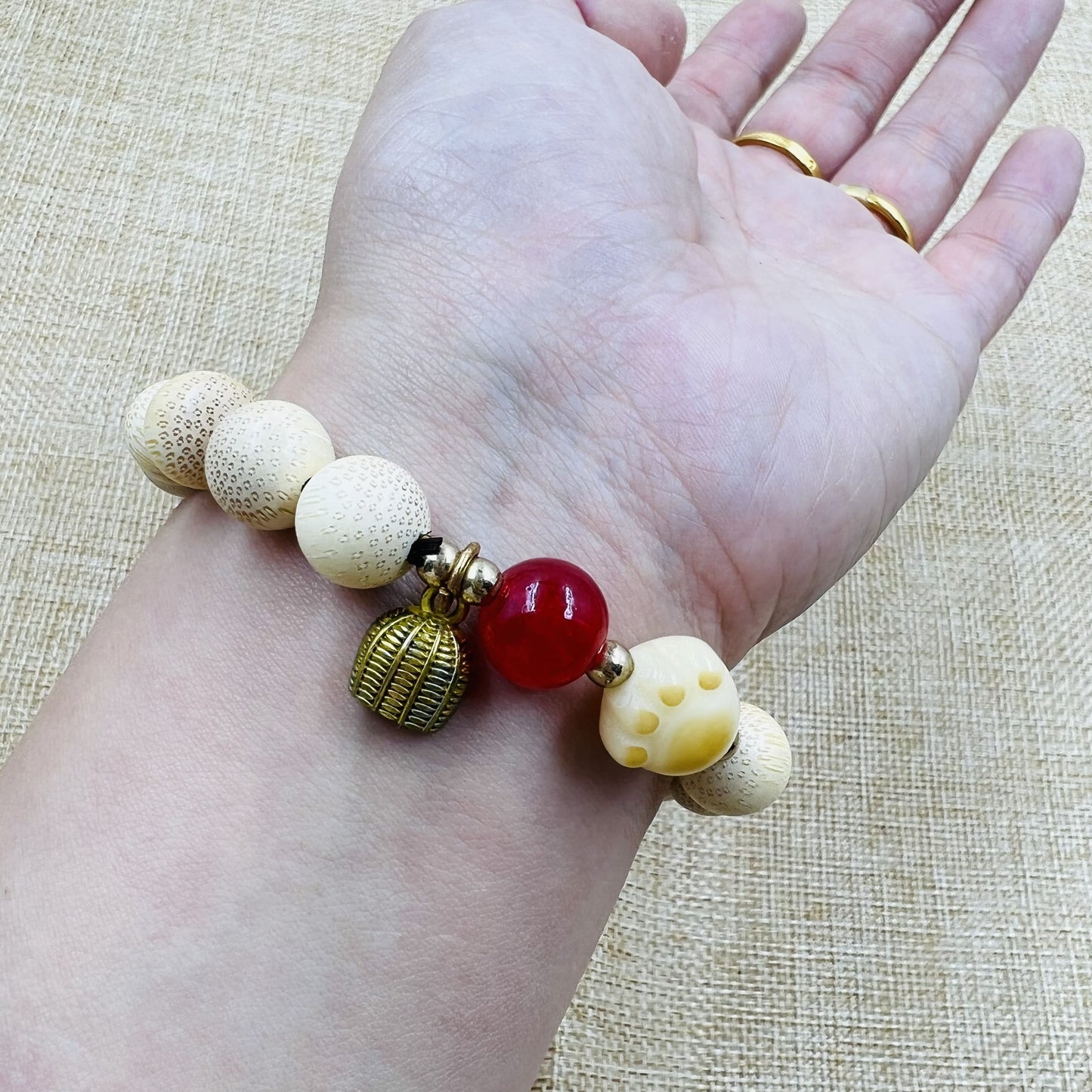 10mm Golden Threads in Bamboo Shadows