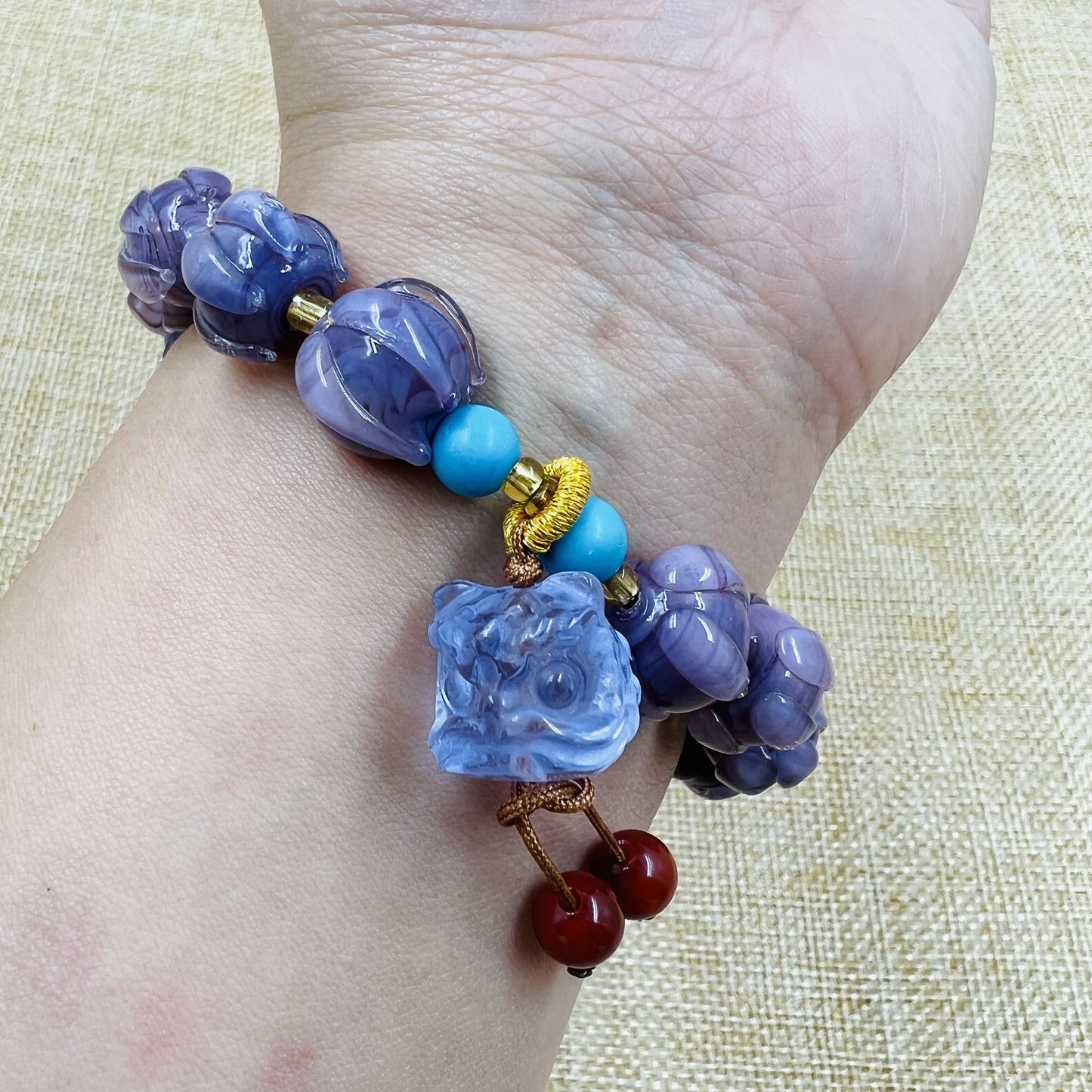 10mm Flowers Flourish like Glazed Art